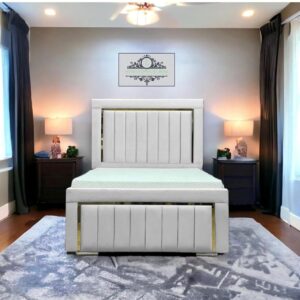 Golden Strip Luxury Frame Bed 2