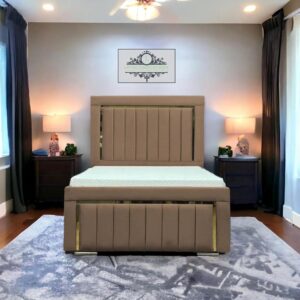 Golden Strip Luxury Frame Bed 4